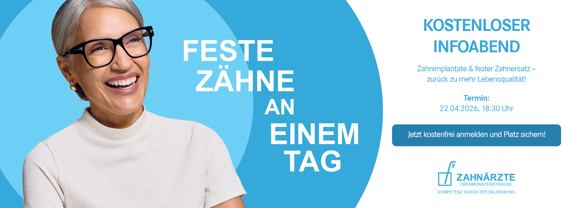 Infoabend "Feste Zähne an einem Tag"